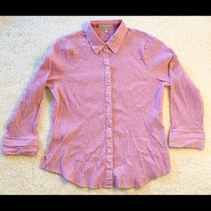 Foxcroft Fitted Stretch collared shirt size 12